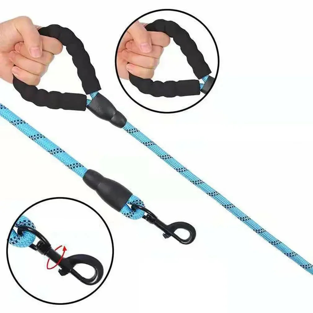 Dog Harness Leash for Dogs Leads Pet Nylon Training Running Walking Safety Mountain Climb Leashes Ropes Supply Dog Walking