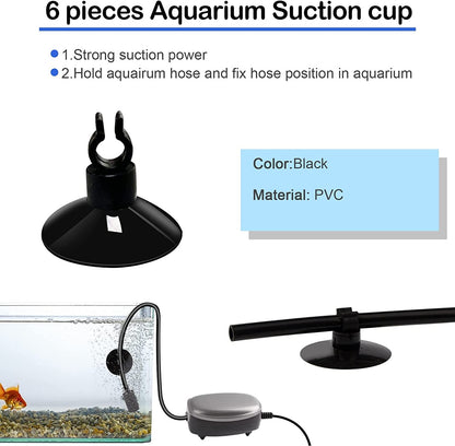 19.86/32.8/101.7 Feet Aquarium Airline Tubing Air Stone for Fish Tank Aquarium Check Value Aquarium Suction Cups Aquarium Air Controller and I T Connector