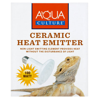 Ceramic Heat Emitter, Non-Light, 100 Watts