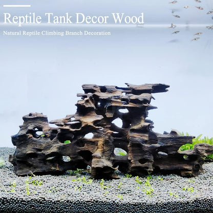 Natural Driftwood for Aquarium Decor Sinkable Reptile Wood Branches Fish Tank Log Habitat Decorations Terrarium Ornament Assorted