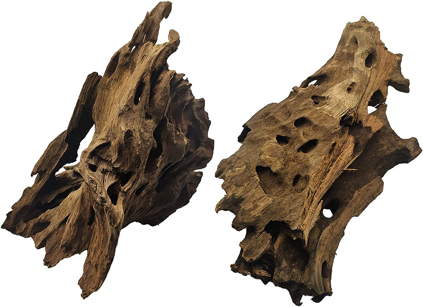 Natural Driftwood for Aquarium Decor Sinkable Reptile Wood Branches Fish Tank Log Habitat Decorations Terrarium Ornament Assorted